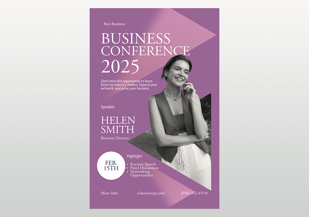 typical academic poster dimensions