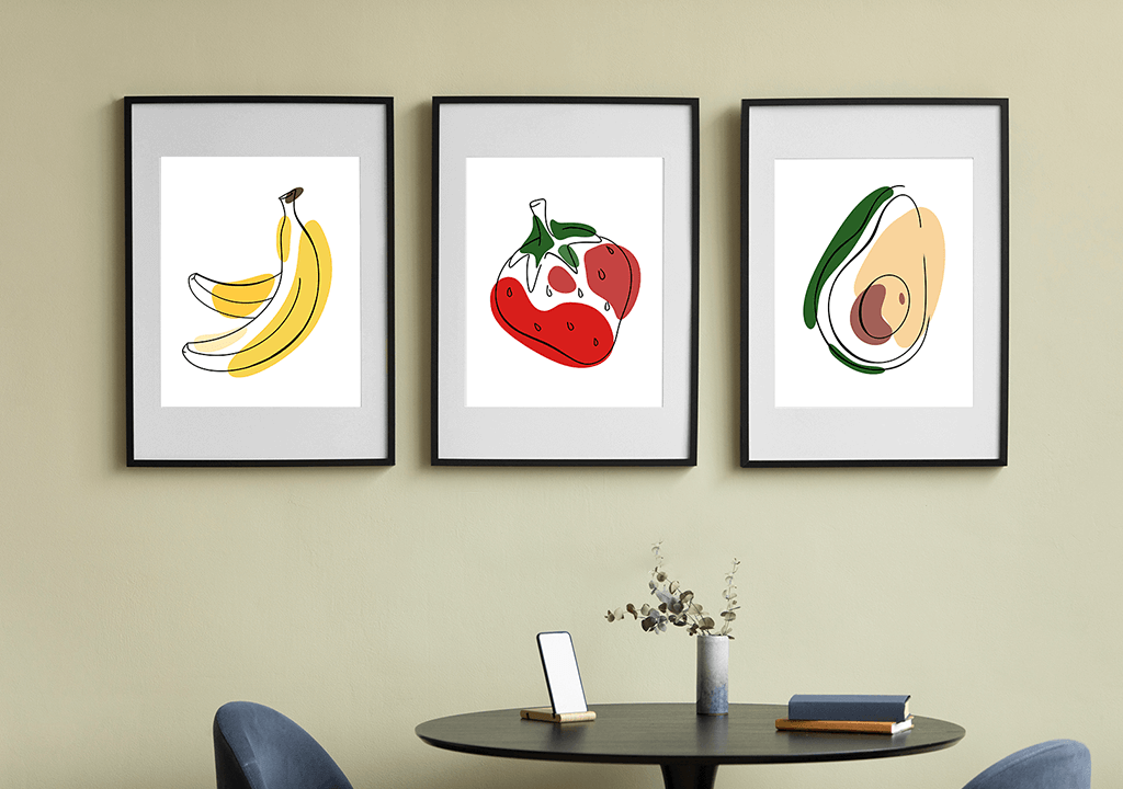 typical decorative poster dimensions