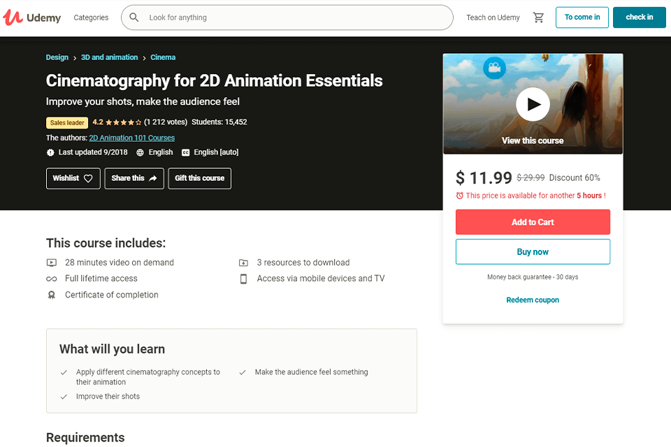 10 Best 2D Animation Courses in 2023