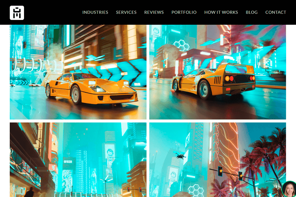 ufo3d 3d modeling company interface
