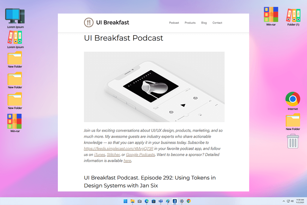 ui breakfast design podcast