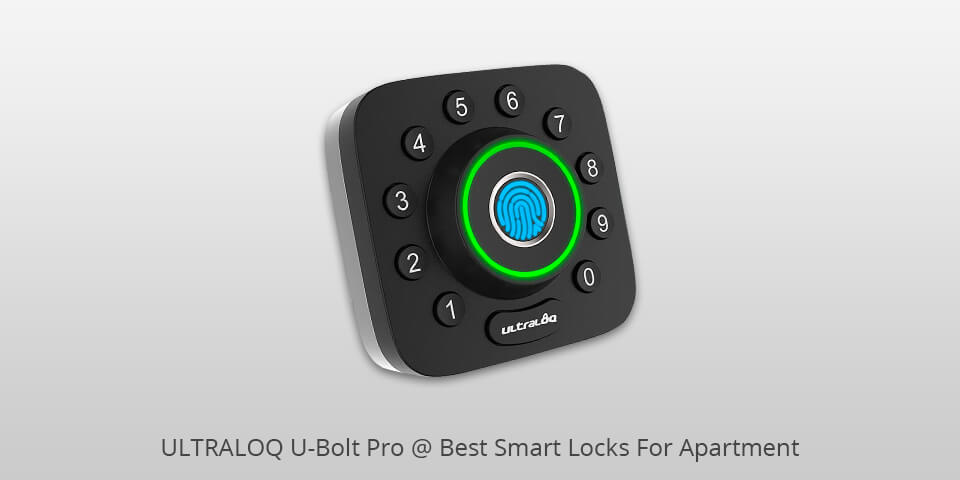 ultraloq u-bolt pro smart lock for apartment