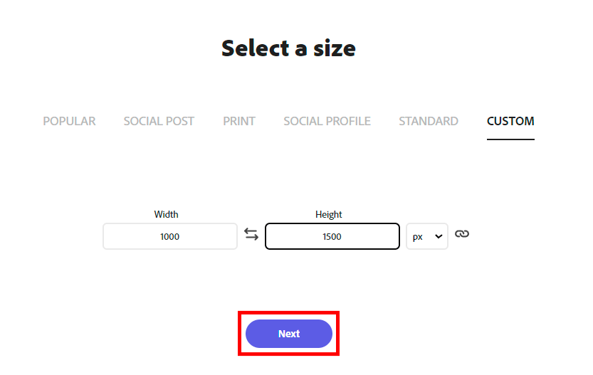 قم بإلغاء تشويش صورة في حجم صريح من Adobe Express