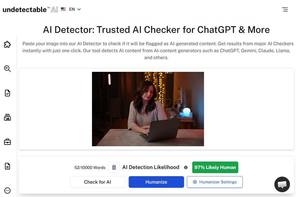 undetectableai ai image detector