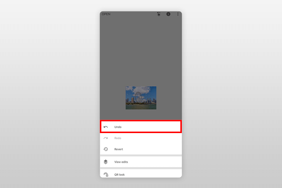 undo edit to make seamless multi post instagram