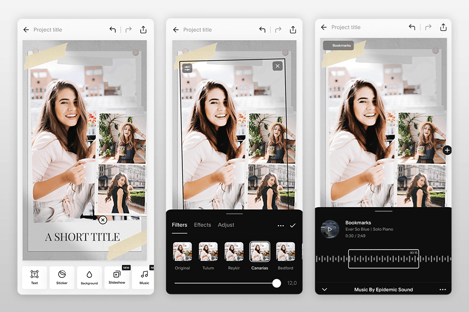 unfold تطبيق لواجهة قصص instagram
