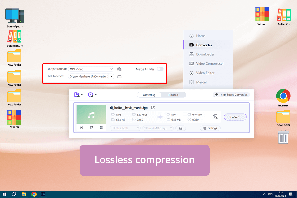 uniconverter 3gp to mp4 converter