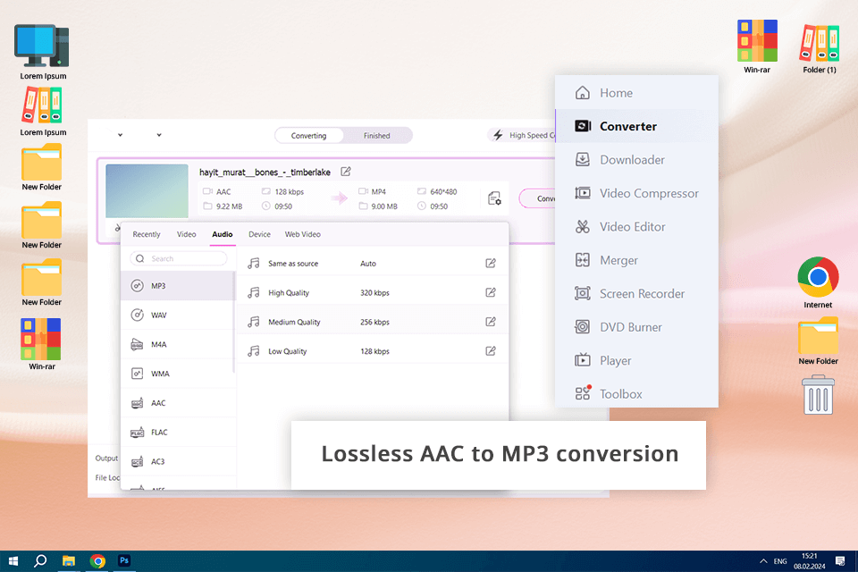 uniconverter acc to mp3 converter