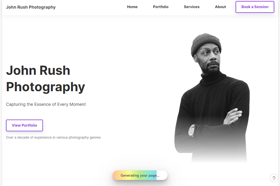 unicornplatform best portfolio website builder