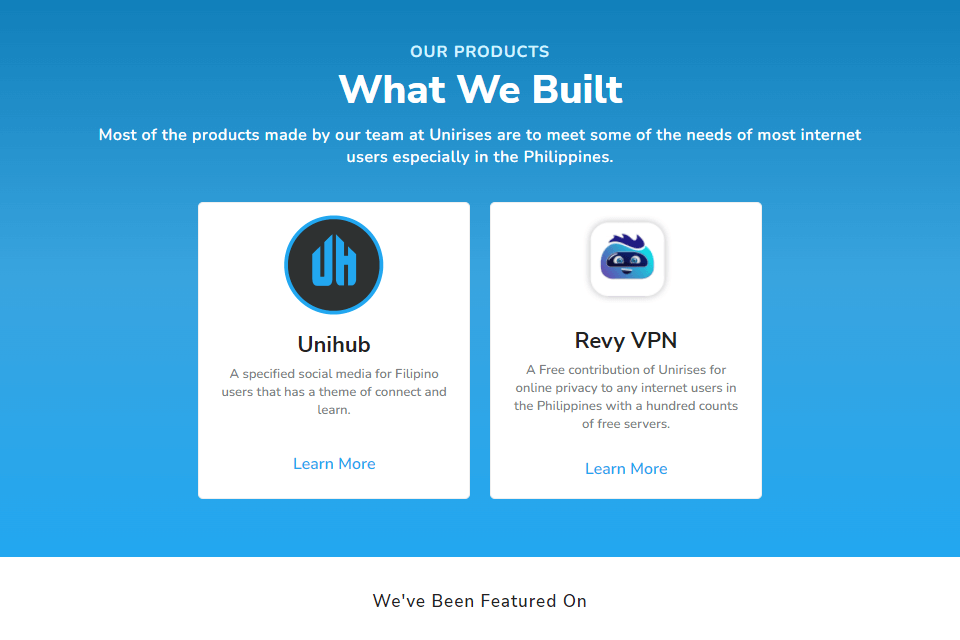 unirises software company app development