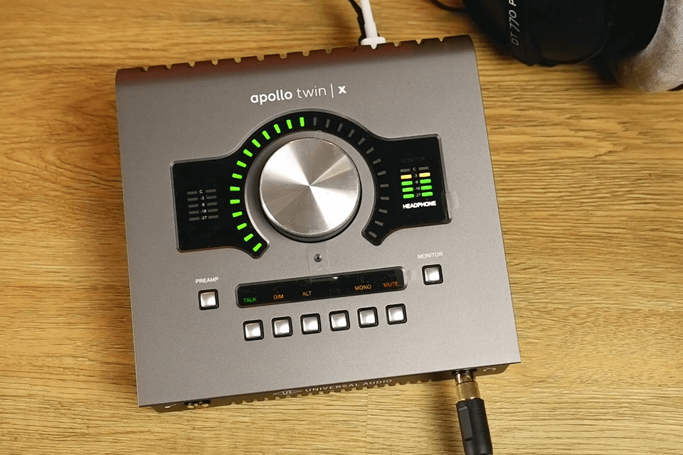 universal audio apollo twin x audio interface for logic pro x
