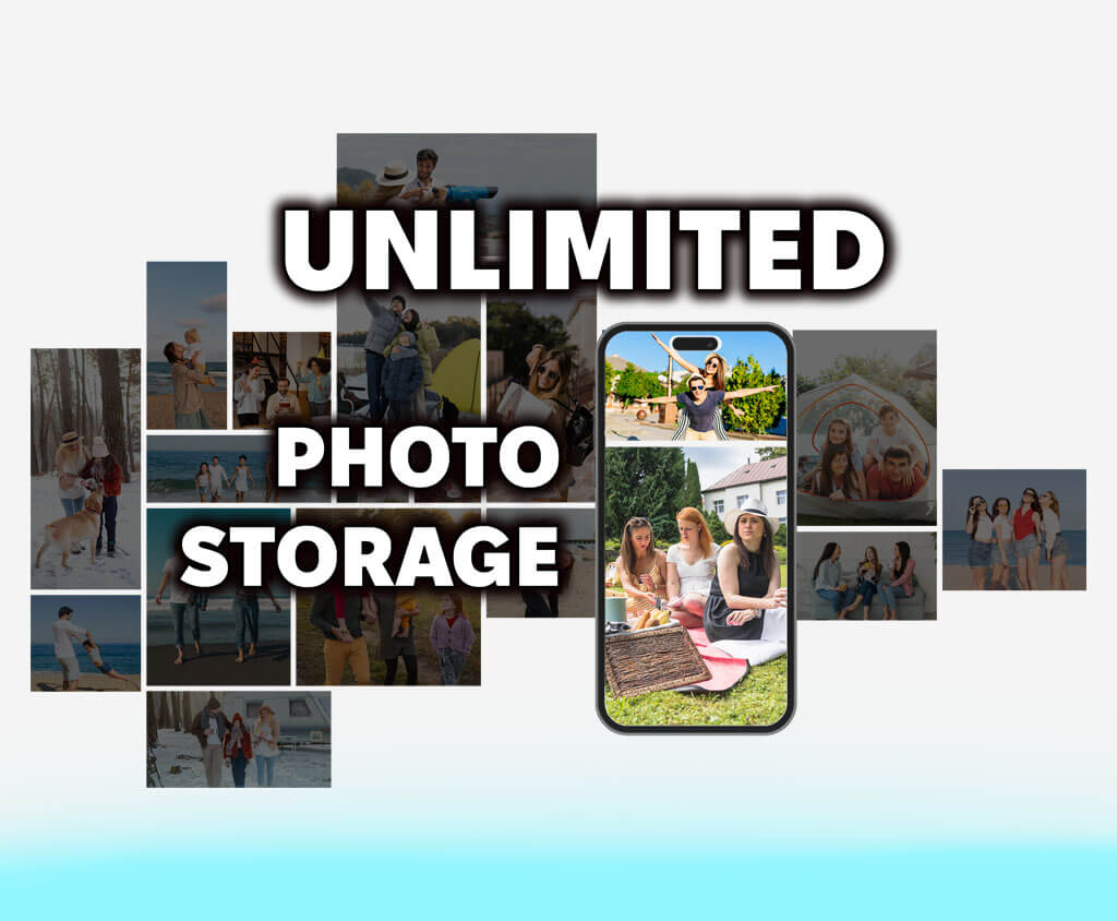 unlimited photo storage