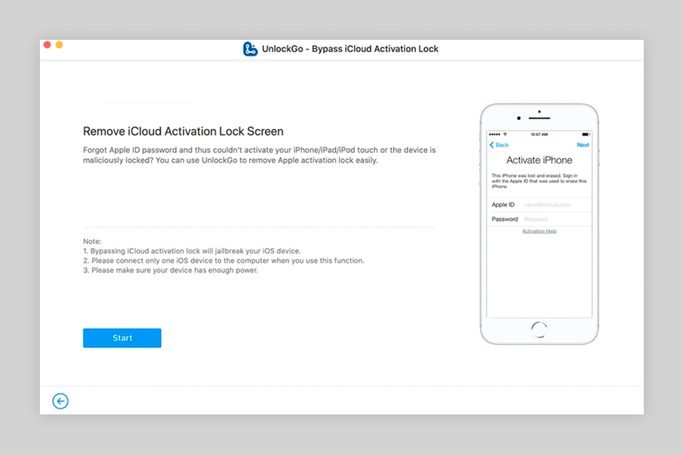 unlockgo itubego software review interface