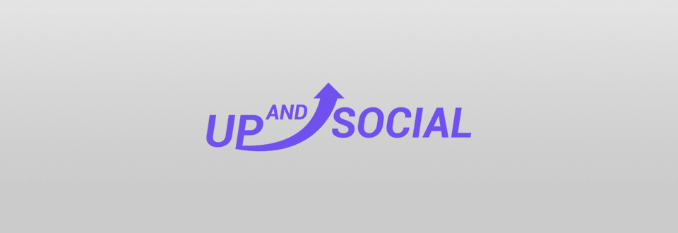 up and social agency logo