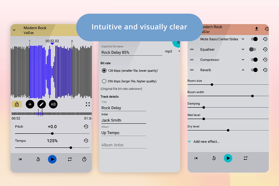 up tempo video pitch changer