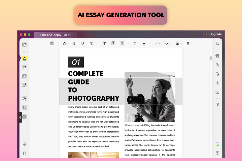 updf ai-tool voor pdf