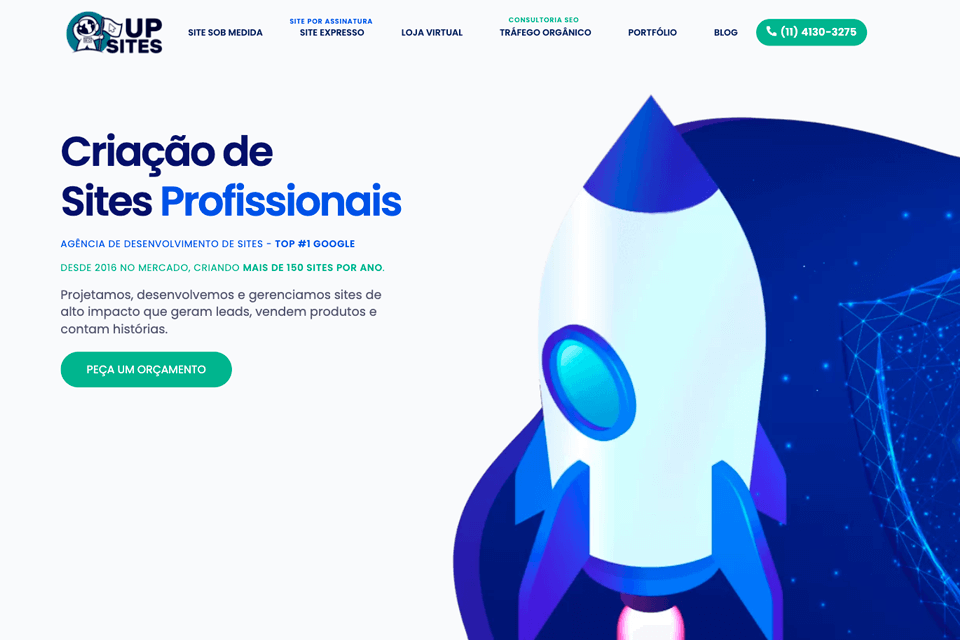 upsites site da agência digital