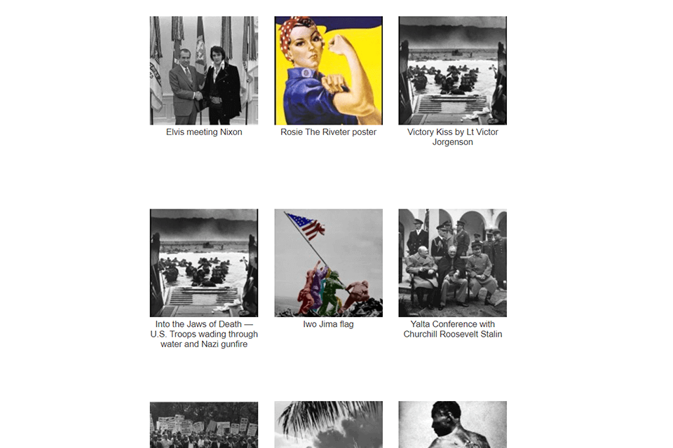 us public domain images in the famous pictures collection