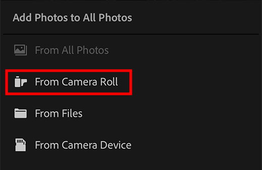 use before and after tool in lightroom mobile