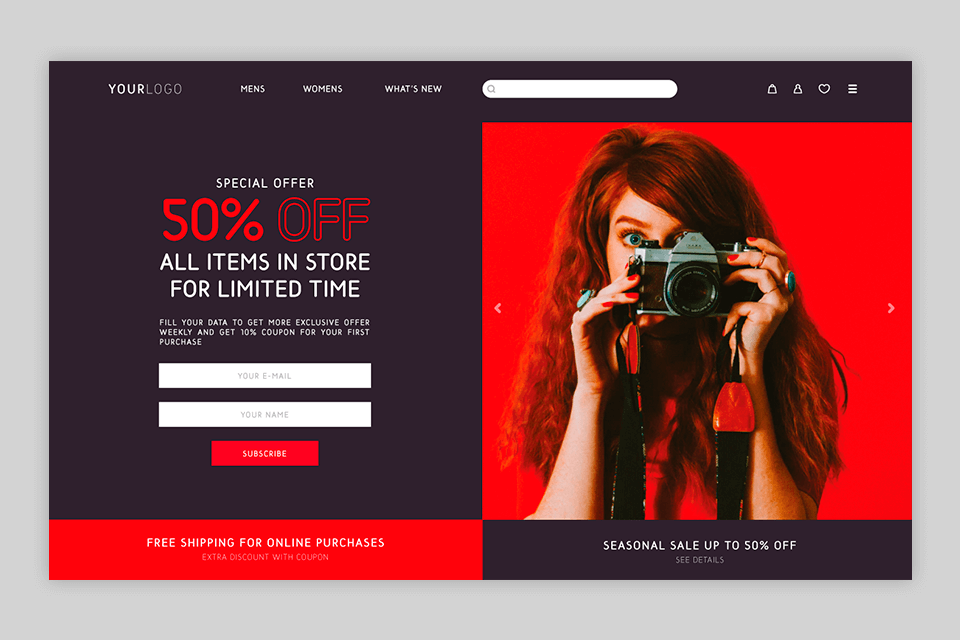 use landing pages to grow your photography form
