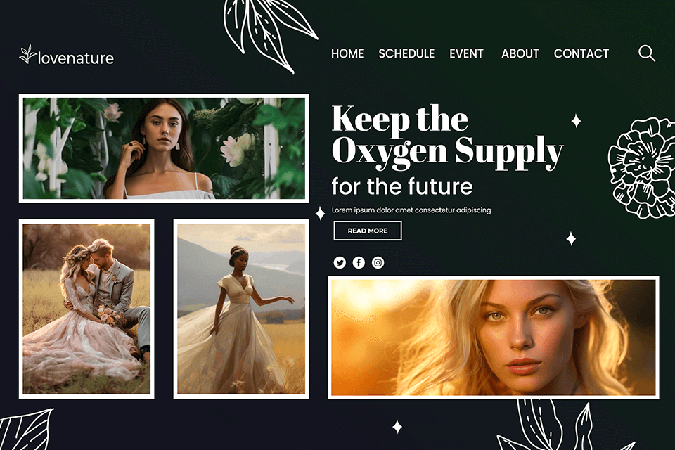 use landing pages to grow your photography images