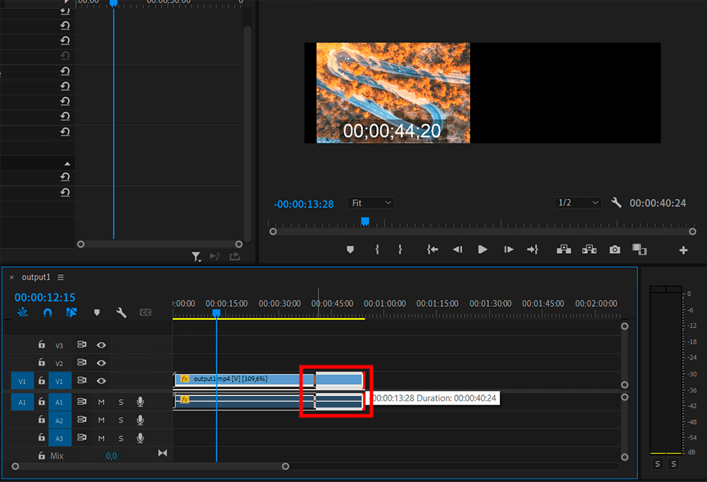 استخدم أشرطة التمرير لضبط سرعة الفيديو للتلاعب بالوقت