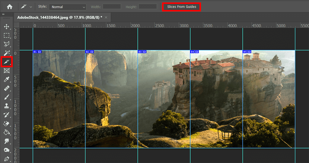 use splice tool to make seamless multi post instagram