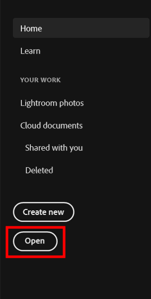 باستخدام Liquify في الفوتوشوب ، افتح الصورة
