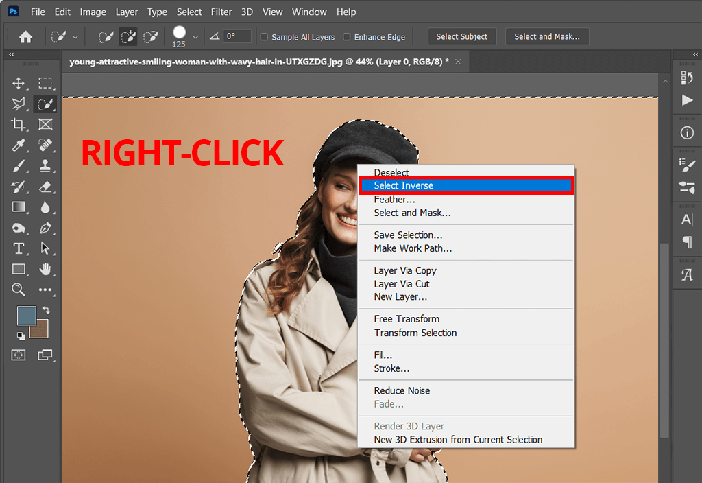 adobe photoshop - How can I automatically find the opposite