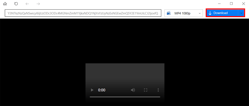 using vdownloader to get flickr video download