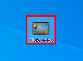 using vdownloader to get flickr video