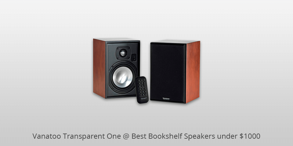 vanatoo transparent one bookshelf speakers under 1000
