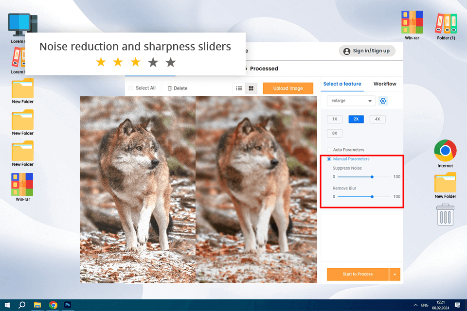 vanceai image denoiser noise reduction software