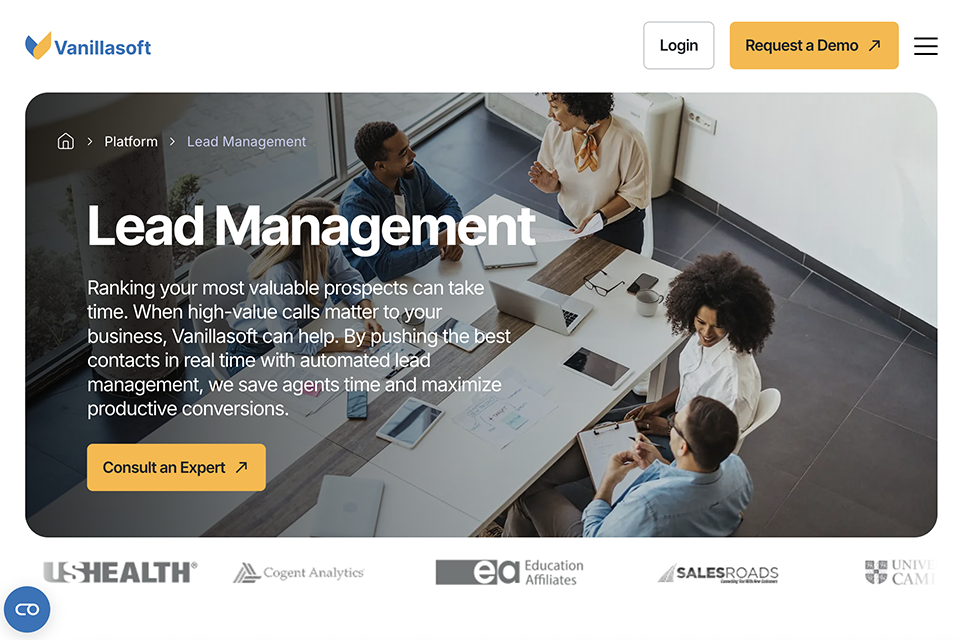 vanillasoft lead generation tool
