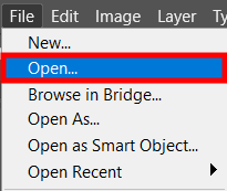 vanishing point in photoshop image open