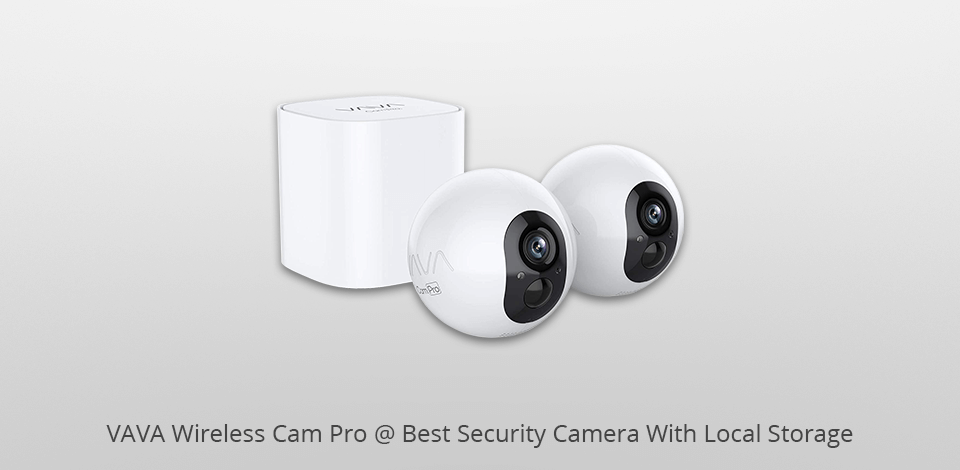 vava wireless cam pro security camera with local storage