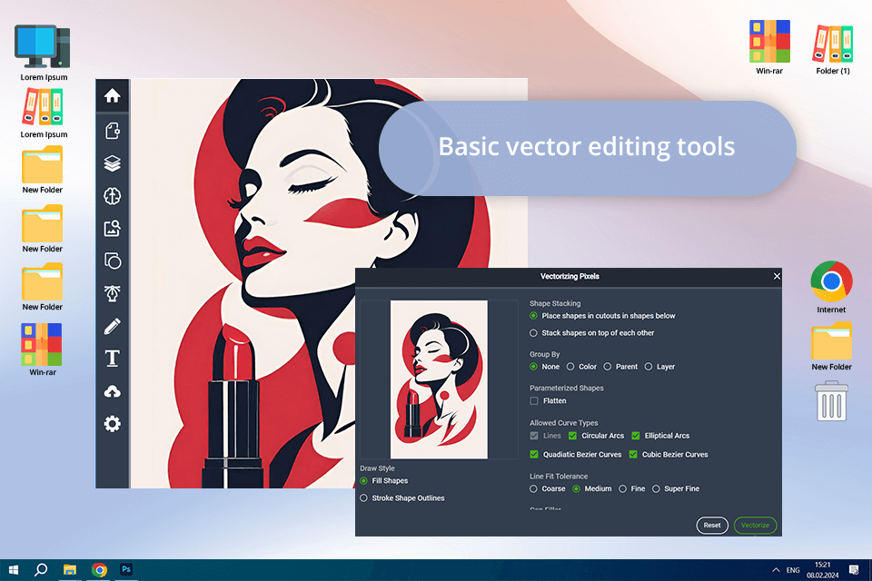 linearity curve alternative vectr