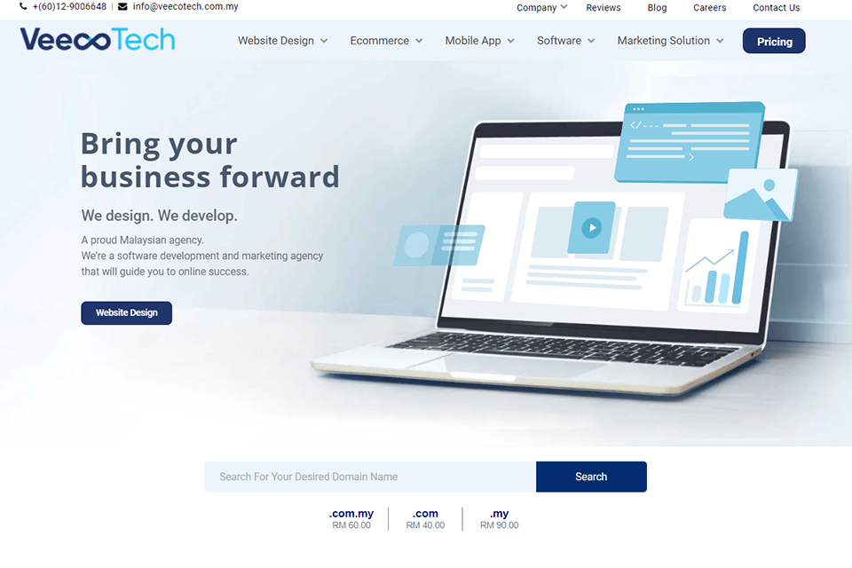 veecotech agency interface