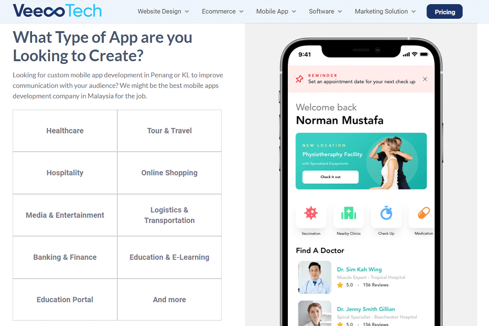 veecotech mobile apps development