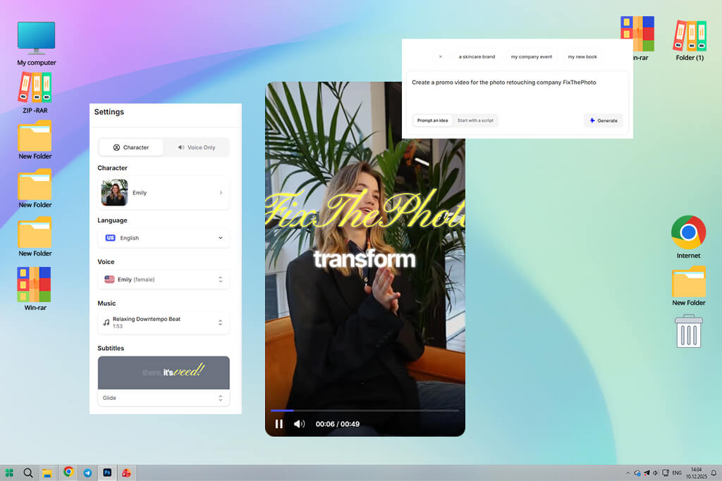 veed ai youtube shorts generator