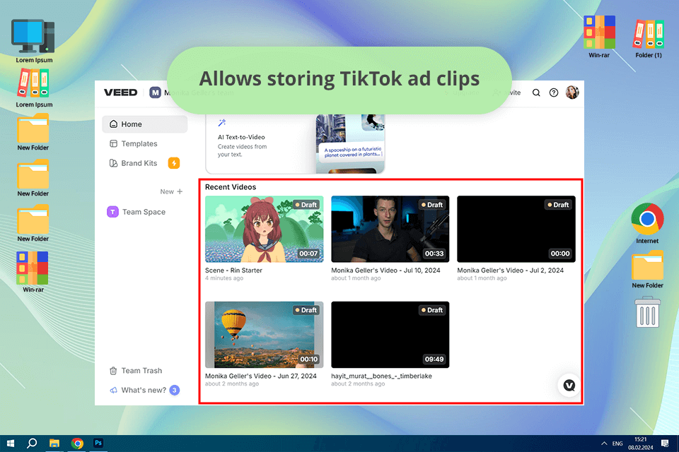veedio tiktok ad maker