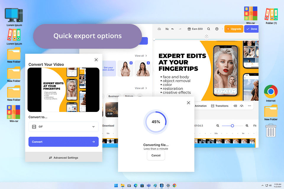 veed video to gif converter software