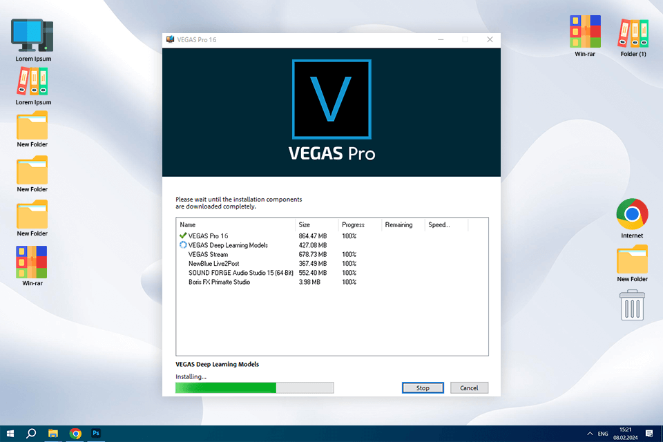 vegas pro 16 installation