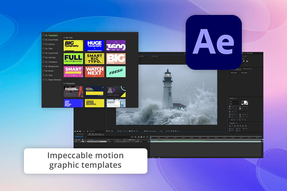 after effects motion graphics