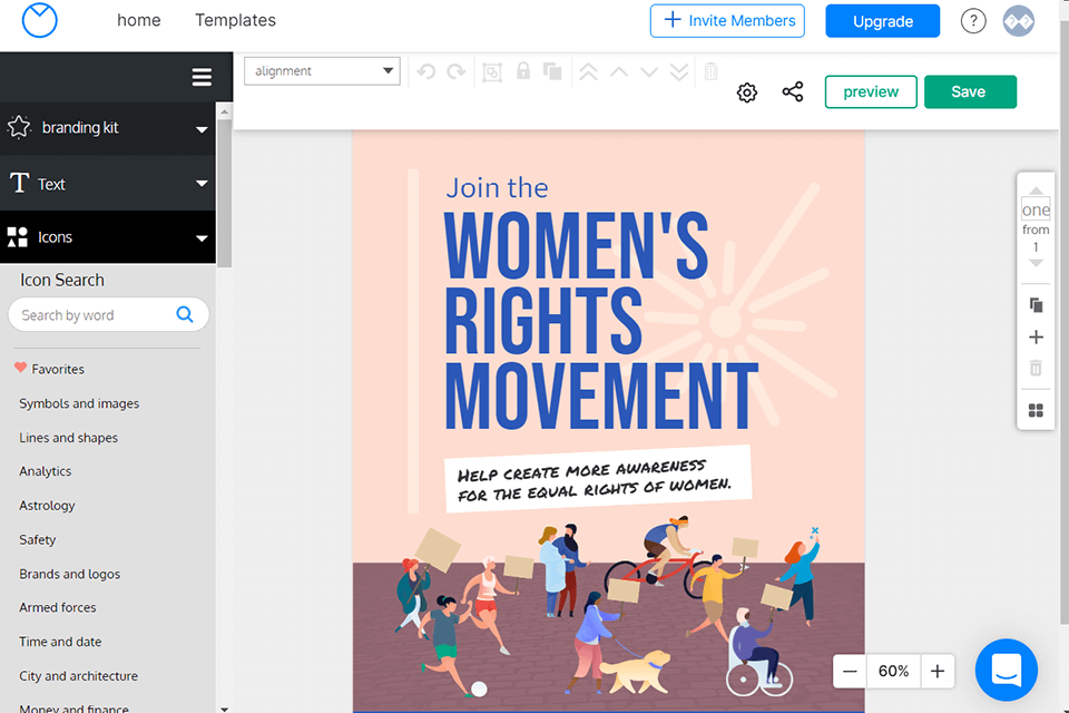 venngage design huddle alternative interface