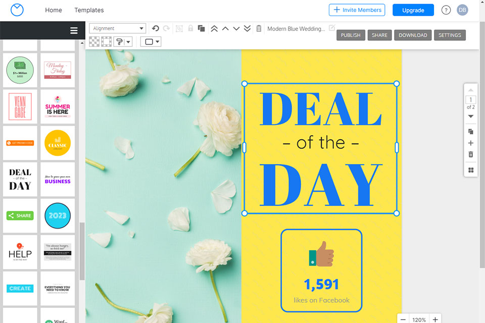 venngage desygner alternative interface