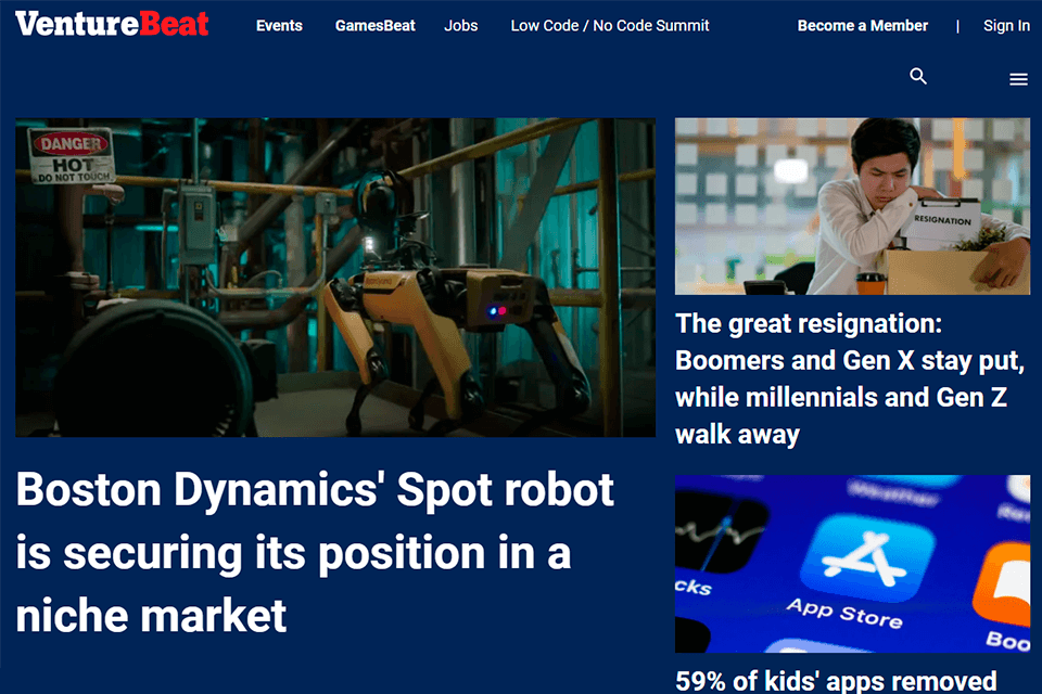 venturebeat technology blog