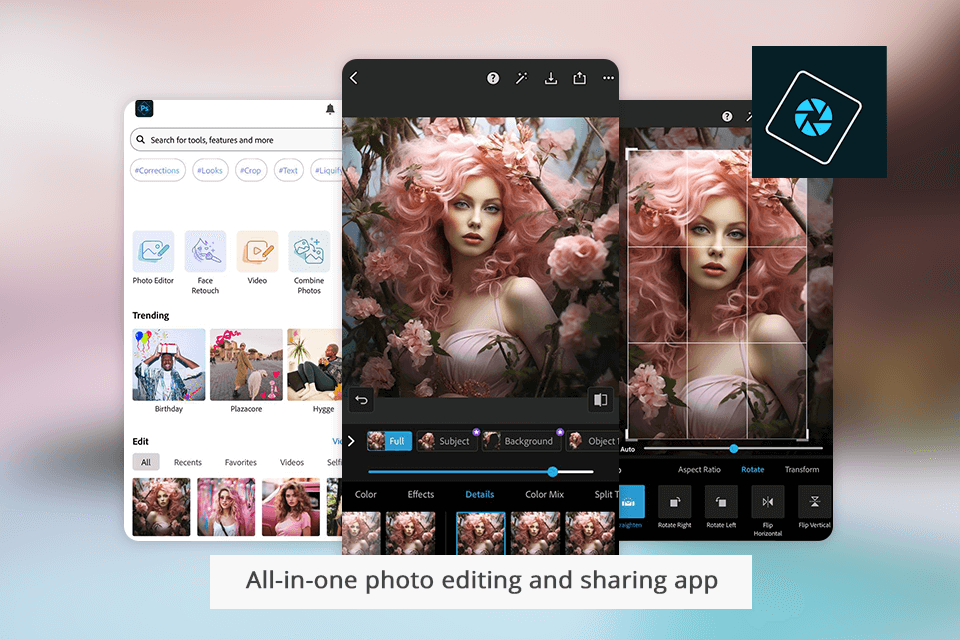 photoshop express interface