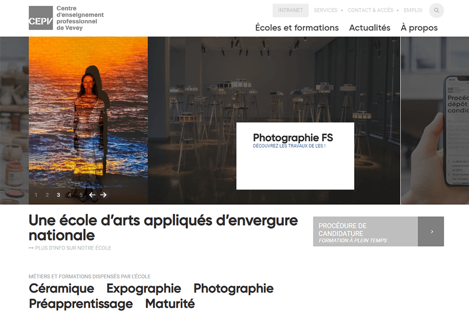 vevey vocational education center photography school