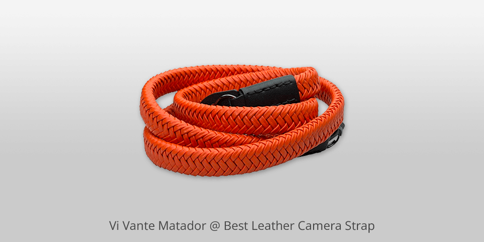 vi vante matador leather camera strap